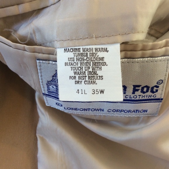 Men's vintage London Fog tan blazer 41L - Picture 8 of 8